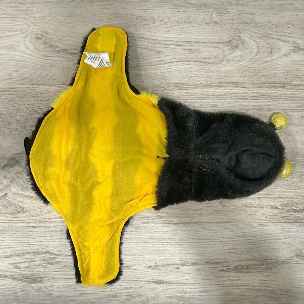 Pup Crew Fuzzy Honey Bumble Bee Dog Costume Vest Halloween Dress Up Size XS/S - Picture 3 of 10